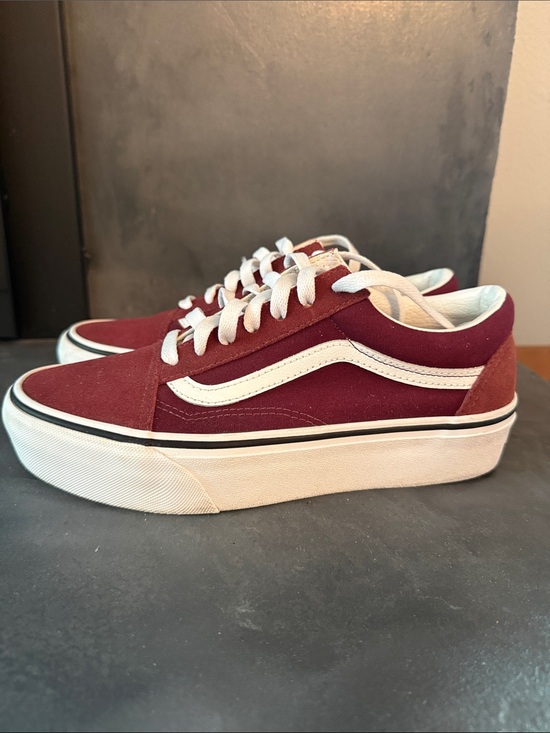 Vans Shoes - Vans Old Skool Platform Suede/Canvas Sneaker